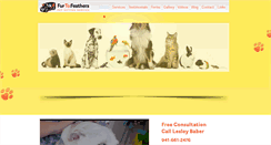 Desktop Screenshot of fur-to-feathers.com